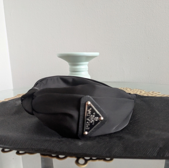 Prada Black Satin Headband main image 6